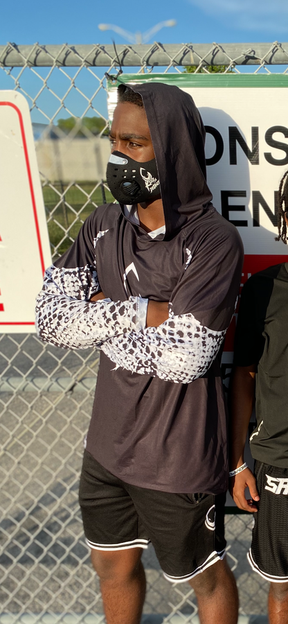 KEEP YA DISTANCE PYTHON LONG SLEEVE HOODIE TEE