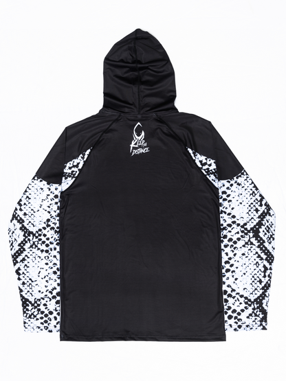 KEEP YA DISTANCE PYTHON LONG SLEEVE HOODIE TEE
